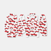 レッドピックアップトラック輸送トラック誕生日 フェイバーボックス (折り畳みなし)