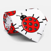 🐞レッドピックボールladybugsピックボールネックタイ ネクタイ (ロール)