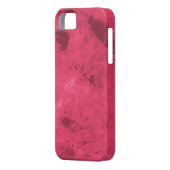 レッドピンクの愛インスパイアグランジ抽象デザインアート Case-Mate iPhoneケース (裏面左)