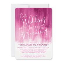 レッドピンクの抽象芸術アートライブ結婚ストリーミング