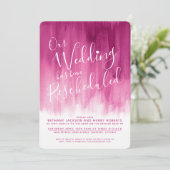 レッドピンクアートの再結婚スケジュール 招待状 (スタンド正面)