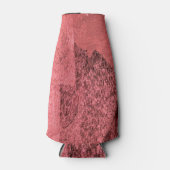 レッドピンクインスパイアク抽象芸術絵画の芸術 ボトルクーラー (正面)