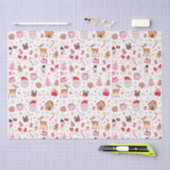 レッドピンククリスマスサンタクローストナディアワンダーランド 薄葉紙 (クラフト)