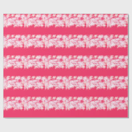 レッドピンクグリッタースパークル新学期先生ap ラッピングペーパー