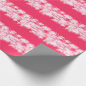 レッドピンクグリッタースパークル新学期先生ap ラッピングペーパー (角)