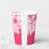 レッドピンクグリッタースパークル新学期先生ap 紙コップ (左)