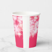 レッドピンクグリッタースパークル新学期先生ap 紙コップ (右)
