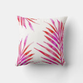 レッドピンクパームフロント クッション (裏面)