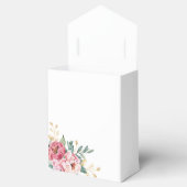 レッドピンクピーニー金ゴールドリーフグリーン誕生日 フェイバーボックス (オープン)