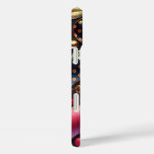 レッドピンクブラック金ゴールドバレンタインハート Case-Mate iPhoneケース (裏面 / 右)