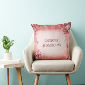 レッドピンクホリデイ装飾用クッション クッション (椅子)