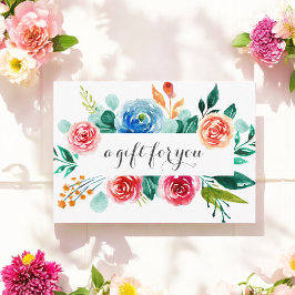 レッドピンクホワイトフローラギフト券