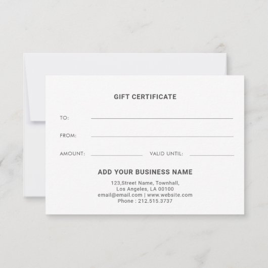 レッドピンクホワイトフローラギフト券 (裏面)