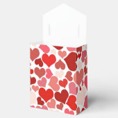 レッドピンクラブハートモザイクロマンチックな好意ボックス フェイバーボックス (オープン)