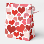 レッドピンクラブハートモザイクロマンチックな好意ボックス フェイバーボックス (裏面サイド)