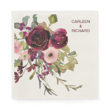 レッドピンクローズ結婚フローラ