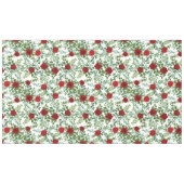 レッドピーニーバラ結婚フローラ テーブルクロス (正面(横))