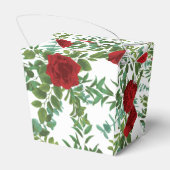 レッドピーニー&バラ結婚フローラ フェイバーボックス (裏面サイド)