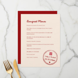 レッドピ中国のンク結婚のダブル幸福スタンプ メニュー