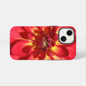 レッドファイアーダリアの花 iPhoneケース (裏面横)