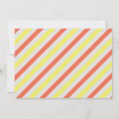 レッドファイアートラック消防士ボーイ誕生日 招待状 (裏面)