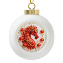 レッドファイアーホース – 2026年新年お祝いデザイン