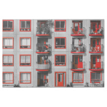 レッドファサードZuidoostバルコニー建物写真