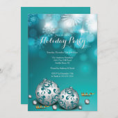 レッドファンシー《写真》ぼけ味ライツホリデー招待状 招待状 (正面/裏面)