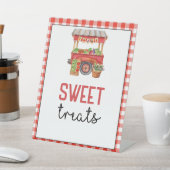 レッドファーマーズマーケット誕生日スウィートトリートサイン 台座サイン (インサイチュ)