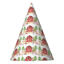 レッドファームアニマルバースデーパーティー パーティーハット