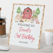 レッドファームアニマルバースデーパーティー 台座サイン (インサイチュ)