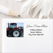 レッドファームトラクター差出人住所ラベル ラベル (インサイチュ)