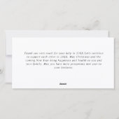 レッドファームトラッククリスマスグリーティ企業のング シーズンカード (裏面)