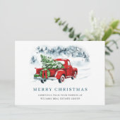 レッドファームトラッククリスマスグリーティ企業のング シーズンカード (スタンド正面)