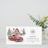 レッドファームトラッククリスマスグリーティ企業のング シーズンカード (スタンド正面)