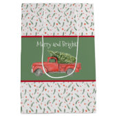 レッドファームトラックホリーミエリーと明るい ミディアムペーパーバッグ (裏面)