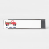 レッドファームトラック デスクネームプレート (正面)