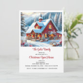 レッドファームハウスのクリスマスオープンハウス 招待状 (スタンド正面)