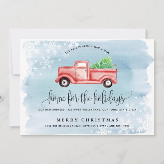 レッドファームハウストラックの移動発表 シーズンカード (正面)