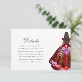 レッドフィかわいらしエスタフローラキンセアニェラ詳細 出欠カード (スタンド正面)