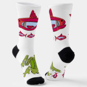 レッドフィッシュクルーソックス ソックス (傾斜あり)