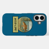 レッドフィッシュ海ブルーケースメイト Case-Mate iPhoneケース (裏面 (横))