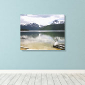 レッドフィッシュ湖 キャンバスプリント (インサイチュ (ウッドフロア))