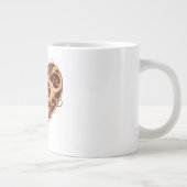 レッドフィリグリーハートマグ ジャンボコーヒーマグカップ (右)