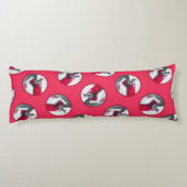 レッドフィーダーのダウンウッドペッカーオリジナルバードアート ボディピロー (裏面)