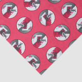 レッドフィーダーのダウンウッドペッカーオリジナルバードアート 薄葉紙 (詳細)