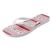 レッドフェアイルデザインビーチサンダル ビーチサンダル (アングル)