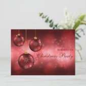 レッドフェスティバルクリスマスボーブルクリスマスパーティー 招待状 (スタンド正面)