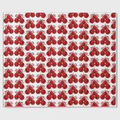 レッドフェスティバルジンルベルズ ラッピングペーパー (フラット)