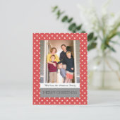 レッドフェスティバルスターズホリデーフォトポストカード シーズンポストカード (スタンド正面)